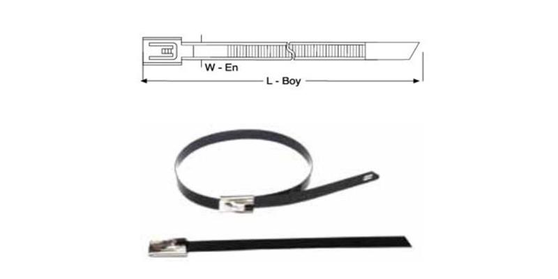 Tipo inoxidable (Aisi 304 - 316) Lazos de cable de metal